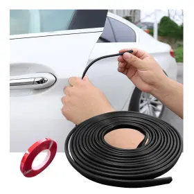 Ziciner-60cd-eg Ziciner Car Door Edge Guards 16ft 5m Auto Trim Rubber Seal Black