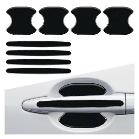 Zimisi-zms-050 Zimisi 8pcs Car Door Handle Bowl Sticker Reflective 3.13 3.14 Inch Black