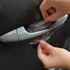 Zzxfilm00022 Zzxswc 12pcs Invisible Car Door Handle Scratches Protective Shields Transparent