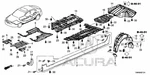 Genuine Acura Plate Front Engine Cover (lower) 74114-TV9-A00. Fixed Price $61.81.