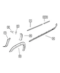 Genuine Mopar Wheel Arch Flare Rivet 6035201. Fixed Price $9.21.