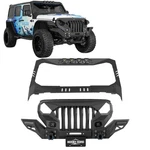 Grille Visor Cowl Cover Front Bumper W/winch Plate Fit Jeep Jl Jt Gladiator 18+. Fixed Price $449.99.