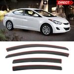 For 11-16 Hyundai Elantra Sedan In-channel Window Visors Rain Vent Deflectors. Fixed Price $31.99.