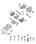 Genuine Mopar Fuel Tank Skid Plate Left 68440957AA. Fixed Price $217.77.