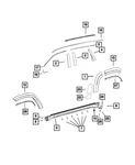 New Mopar Fits 11-21 Jeep Grand Cherokee Fender Protection Film 68071574AB. Fixed Price $44.95.