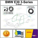 Bmw E30 Series 2-DOOR Coup Piece Rubber Weatherstrip Set For Doors & Trunk. Fixed Price $113.10.