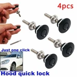 4 Push Button Quick Release Hood Bonnet Pins Lock Clip Auto Car Bumper Latch Kit. Fixed Price $16.14.