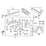 For Toyota Tundra 2014-2021 662430C020 Rear Right Stone Guard. Fixed Price $32.52.