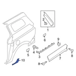 New Oem 100% Genuine Kia Sedona 2015-2021 84211A9000 Rear Left Stone Guard. Fixed Price $38.78.