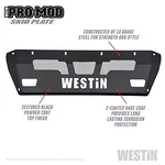 Westin 58-71165 Pro-mod Skid Plate Textured Black E-coated Steel. Fixed Price $310.99.