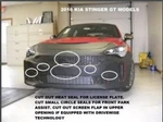 Lebra Front End Mask Cover Fits Kia Stinger 2018-2023 18-23 Gt Models Only. Fixed Price $148.99.