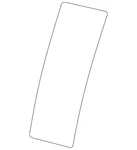 Genuine Volkswagen Stone Guard 3B0-807-906-A. Fixed Price $29.50.