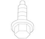 Genuine Bmw Rear Plate Bolt 07-14-9-502-134. Fixed Price $14.37.