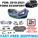 Fits 2018 2019 2020 2021 Ford Ecosport Front Bumper Cover 15PC Set. Fixed Price $399.20.