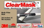 Clearmask 24" X 96" Fabricated Paint Protection Film Roll (8 Mil. Fixed Price $93.25.