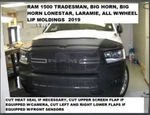 Lebra Front End Mask Cover Fits 2019-2024 Dodge Ram 1500 Tradesman, Big Horn. Fixed Price $148.99.