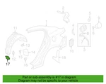 Honda 74475-TR0-A00 Right Rear Strake For 12-15 Civic & 13-20 Acura Ilx. Fixed Price $19.97.