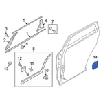 For Kia Sorento 2016-2020 87539C5000 Left Stone Guard. Fixed Price $27.87.
