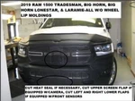 Lebra Front End Mask Fits 2019-2024 Dodge Ram 1500 W/o Wheel Lip Molding. Fixed Price $148.99.
