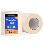 Tapemanblue 6" X 300' Roll Of Paper Transfer Inch Feet, Clear. Fixed Price $41.58.