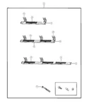 Genuine Mopar Step Nerf Bar Mount Kit 68193127AB. Fixed Price $53.51.