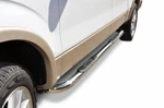 Big Country 3" Round Classic Side Bars - Complete Kit With Brackets Stainless. Fixed Price $283.42.