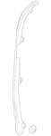 Genuine Mercedes-benz Door Edge Guard 247-730-17-04. Fixed Price $31.05.