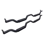 For Jeep Wrangler 1997-2006 Rampage 2" Slimline Black Round Side Steps. Fixed Price $383.35.
