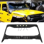 Hooke Road Madmax Visor Cowl Body Armor Windshield Frame Cover W/4 Led Lights. Fixed Price $449.99.