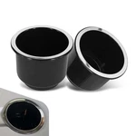Ferianl 2PCS Car Cup Holder Insert, Recessed Drop Plastic Black. Fixed Price $19.99.