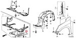 Genuine Honda Front Engine Cover Shield Lower Oe 74112T2FA01. Fixed Price $59.59.