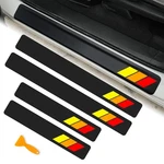 Mochent Tricolor Door Sill Protectors For Toyota Tacoma Trd Red/orange/yellow. Fixed Price $18.06.