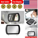 Povtii Clip-on Car Sun Visor Vanity Mirror Universal Fit For On-the-go Makeup. Fixed Price $14.99.