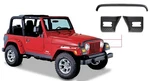 Bushwacker 14005 Black Trail Armor Hood Stone Guard Front For 97-06 Wrangler Tj. Fixed Price $170.94.