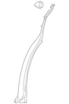 Genuine Mercedes-benz Door Edge Guard 247-730-49-03. Fixed Price $51.30.
