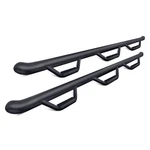 Ford F-150 15-25 N-fab F1596CC-6-TX 3" Wheel-to-wheel Black Round Nerf Steps. Fixed Price $649.99.