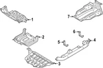 Genuine Ford Powertrain Skid Plate NL3Z-5D032-B. Fixed Price $285.71.