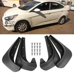 4X Front & Rear Mud Flaps For Hyundai Accent Sedan. Fixed Price $32.86.
