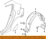 Kia Oem 14-18 FORTE,FORTE5 Quarter Panel Exterior Trim-stone Guard 84126A7000. Fixed Price $22.89.