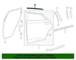 New Oem 2015-2024 Nissan Murano Rear Door Sash Paint Protection Film 82818-5AA1A. Fixed Price $19.95.