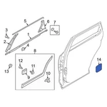 For Kia Sorento 2016-2020 87549C5000 Right Stone Guard. Fixed Price $27.87.