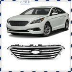 For Hyundai Sonata 2015-16 2017 Front Bumper Upper Grille Assembly Chrome+black. Fixed Price $53.76.