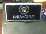 Dealership License Plate Paramount Cadillac Hickory Nc Vintage Metal. Fixed Price $9.19.