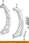 Toyota Oem 07-21 Tundra Cab Side Panel-stone Guard 587470C011. Fixed Price $19.83.
