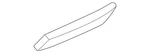 Genuine Toyota Fender Protection Film 53829-AK010. Fixed Price $5.39.
