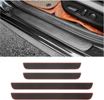 4PCS Car Door Sill Protector,anti-scratch Rubber Width 1.57, Black+red. Fixed Price $16.37.