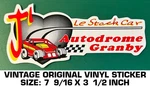 Autodrome Granby - Vintage Original Vinyl Decal Sticker Le Stock Car Racing. Fixed Price $7.30.