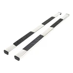 Trailfx A4003S 4" Trapezoid Nerf Bar Side Steps Polished Stainless Rocker Mount. Fixed Price $534.57.