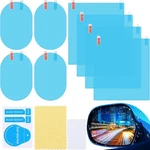 8 Pieces Car Rearview Mirror Film, Anti Fog Glare Rainproof Transparent. Fixed Price $14.62.