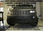 Lebra Front End Mask Fits 2017-2021 Jeep Grand Cherokee Without Park. Fixed Price $148.99.